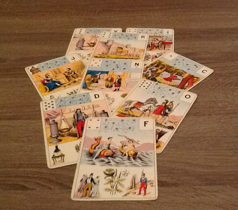 Grand Lenormand - Joëlle voyante médium Belfort Montbéliard